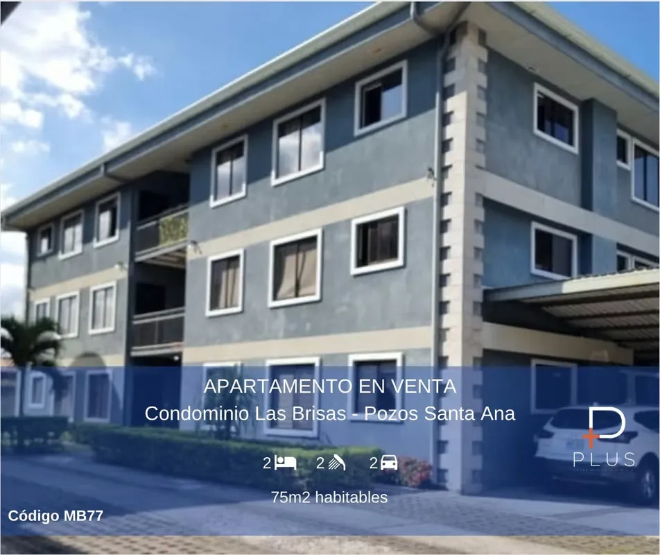 APARTAMENTO EN VENTA – POZOS, SANTA ANA