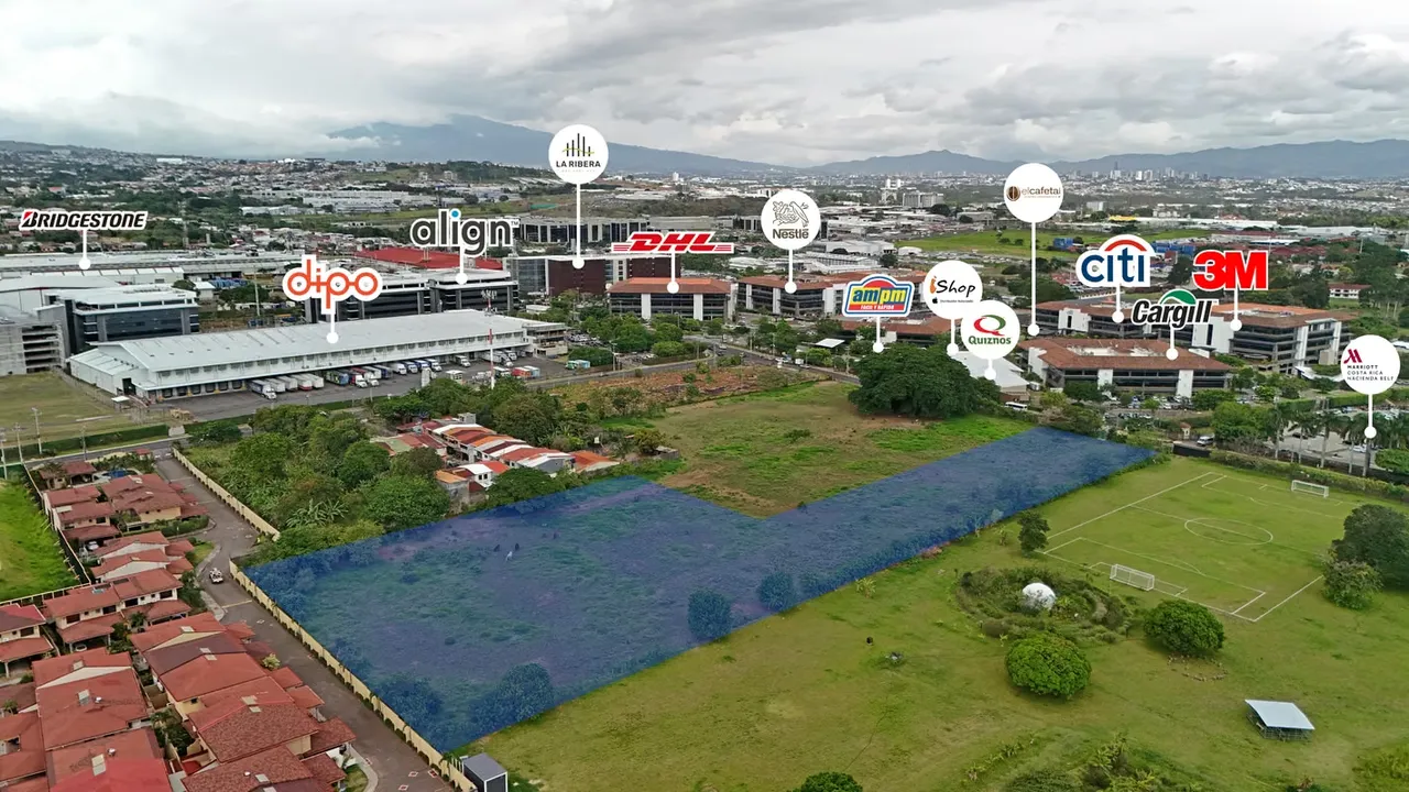 Diagonal to the El Cafetal Corporate Center.
