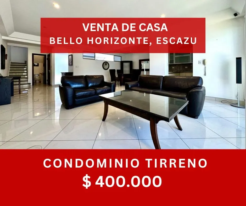Exclusiva Casa en Venta en Escazu Bello Horizonte Condominio Tirreno