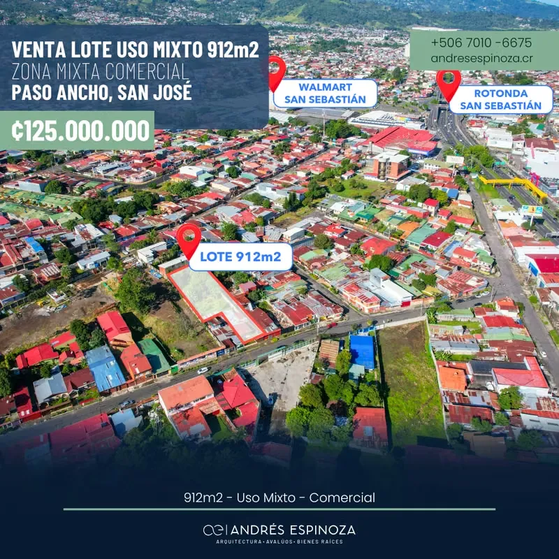 AE ARQUITECTURA | COMMERCIAL AND HOUSING LAND FOR SALE PASO A. AE 1079