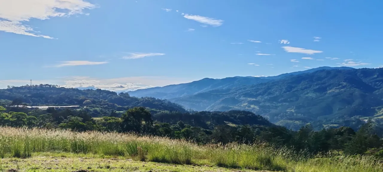 Beautiful fifth with a wonderful view towards the valley of La Estrella, Navarro, Orosi