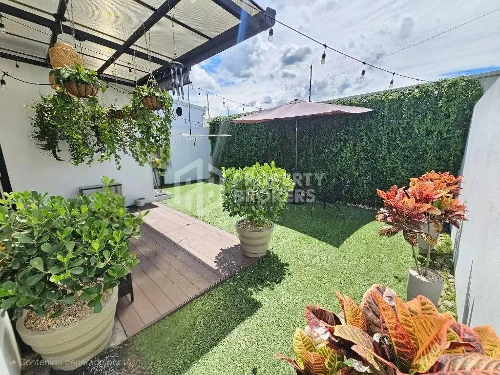 Alquiler de casa amoblada en Pozos Santa Ana