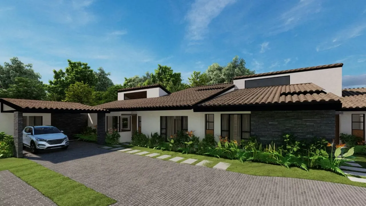 Casas en condominio Hacienda Los Reyes 3 habitaciones Guácima