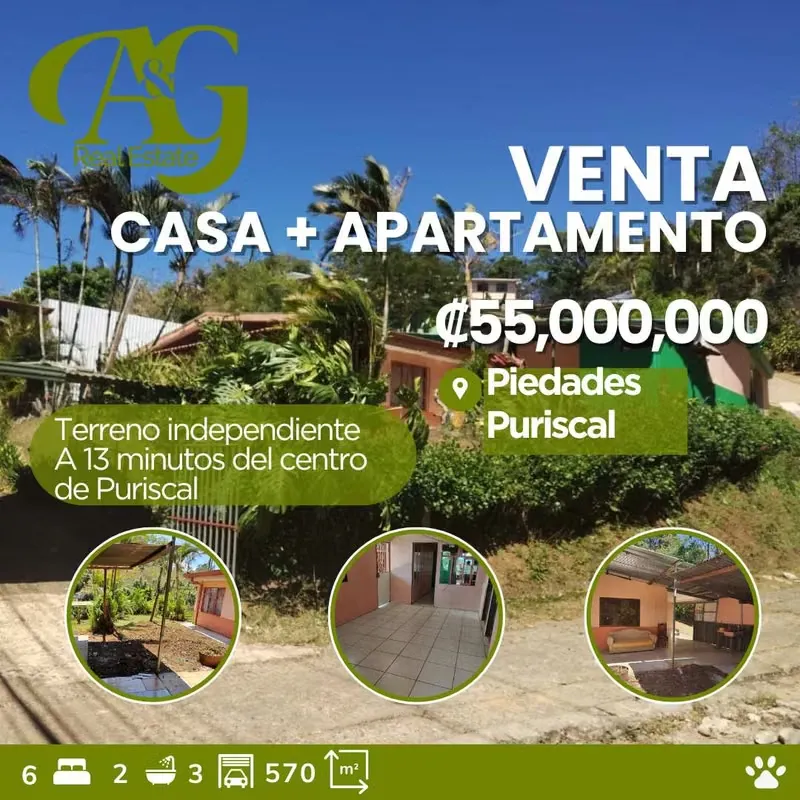 Venta Propiedad Piedades de Puriscal VSJP364