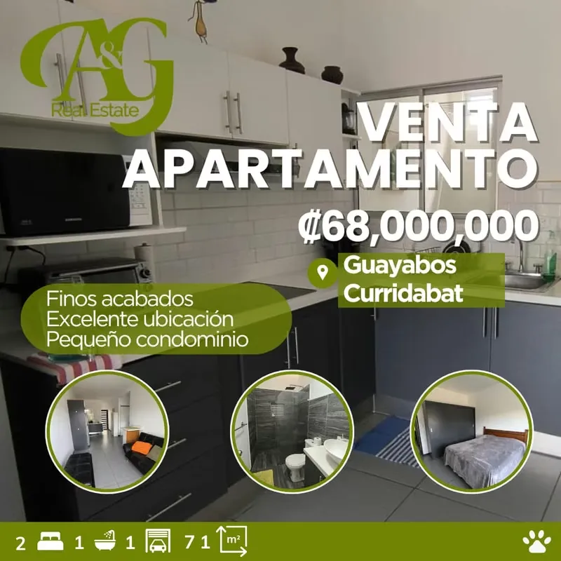 Venta Apartamento Guayabos Curridabat AC364