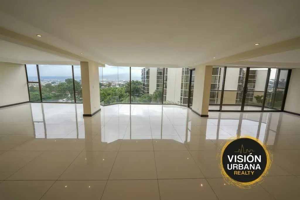 Spacious 3-bedroom apartment in Bello Horizonte, Escazú, located in the Altos de Marbella Condominium. This single-level apartment is on the 7th floor and features the ...