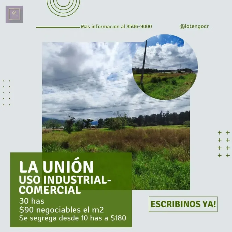 ATTENTION DEVELOPERS / INVESTORS / FREE TRADE ZONES GIANT LOT IN TRES RÍOS ideal business Park