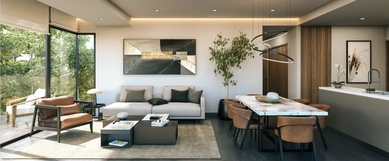Apartments for sale in a modern residential development that combines contemporary design, nature, and wellness—ideal for those seeking ...