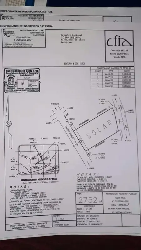 Lote Brasilito en venta