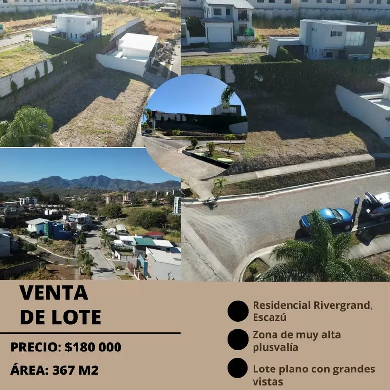 SE VENDE LOTE EN RESIDENCIAL RIVERGRAND, ESCAZÚ