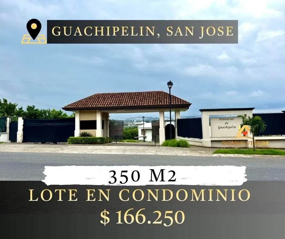 Lotes en venta en Condominio,  Guachipelín Escazú – Desde 350 m²