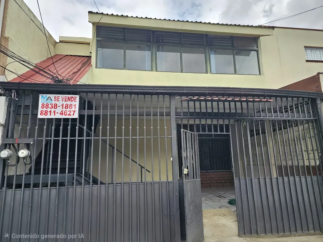 Venta de Propiedad con 2 Casas en José María Zeledón, Curridabat