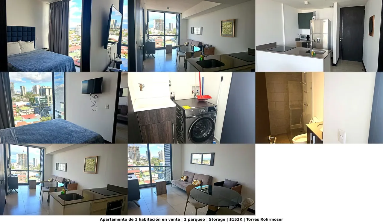 Modern furnished apartment is sold located in one of the most exclusive and central areas of San José: Rohrmoser. Ideal for living or ...