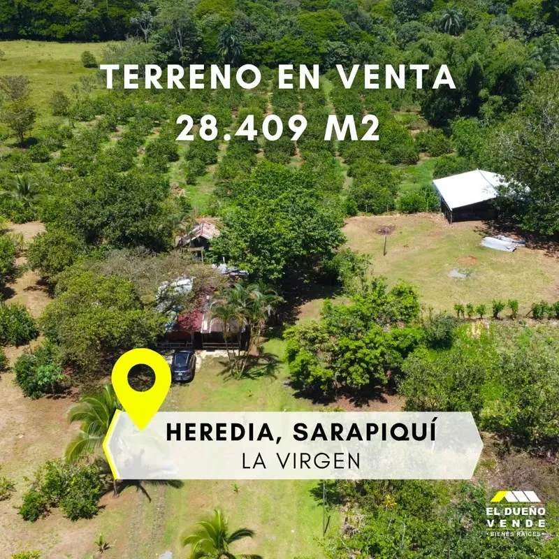 Finca en Venta en Sarapiquí, La Virgen