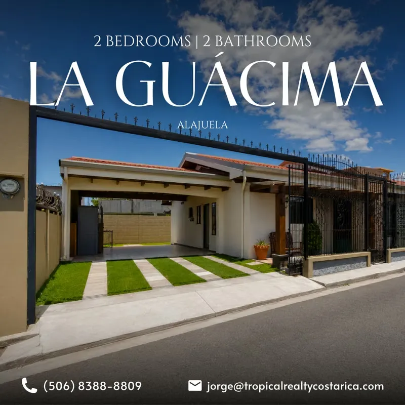 Very close to the Automercado and the Guátima Center