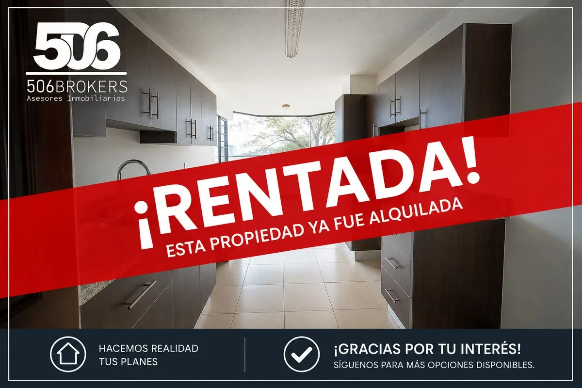 Apartamento en alquiler en Escazú | 190m2 habitables, 2 parqueos