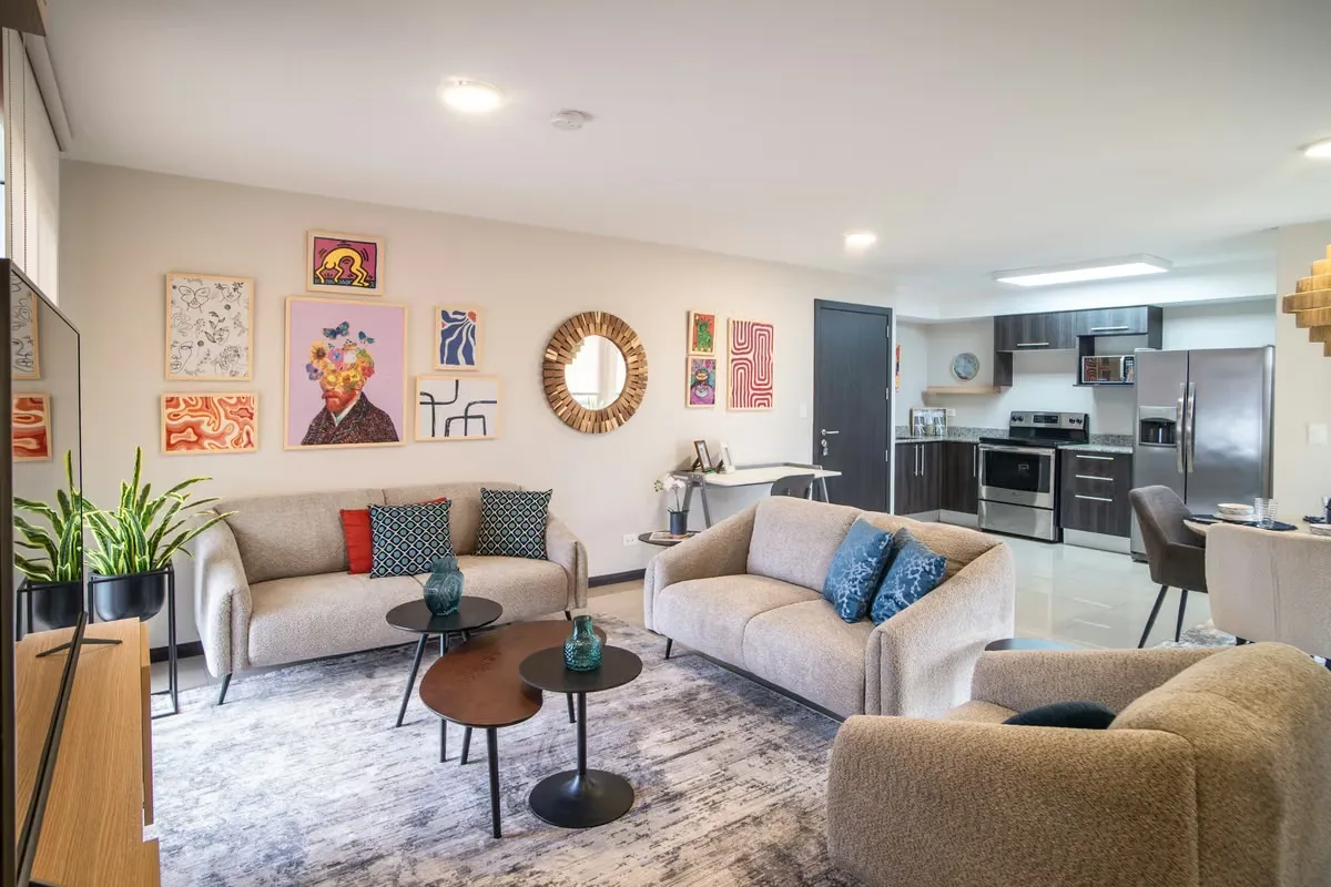 Beautiful pre-sale apartment located in the exclusive Condominio Cipreses de Granadilla, in Curridabat. With 2 bedrooms, 2 bathrooms, and 1 parking space, this property ...