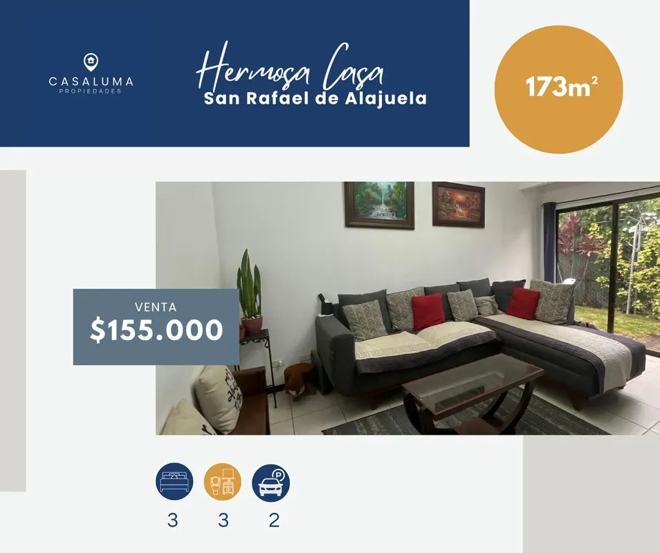 Casa en Venta en Condominio San Rafael de Alajuela
