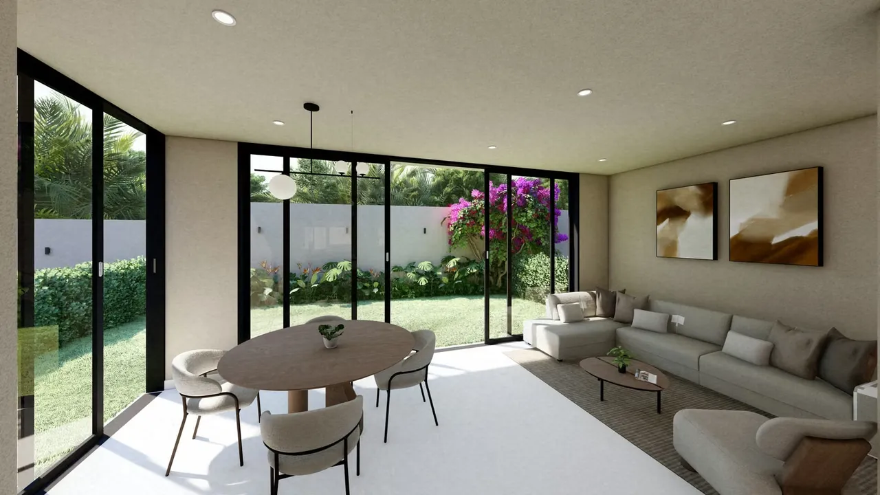 Pre-venta de casas separadas entre si y con espacio para 3 vehículos en Santa Ana