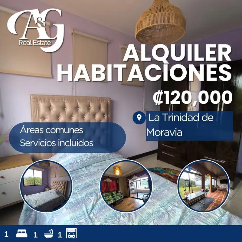 Alquiler Habitaciones en casa amplia y acogedora. AMO437.