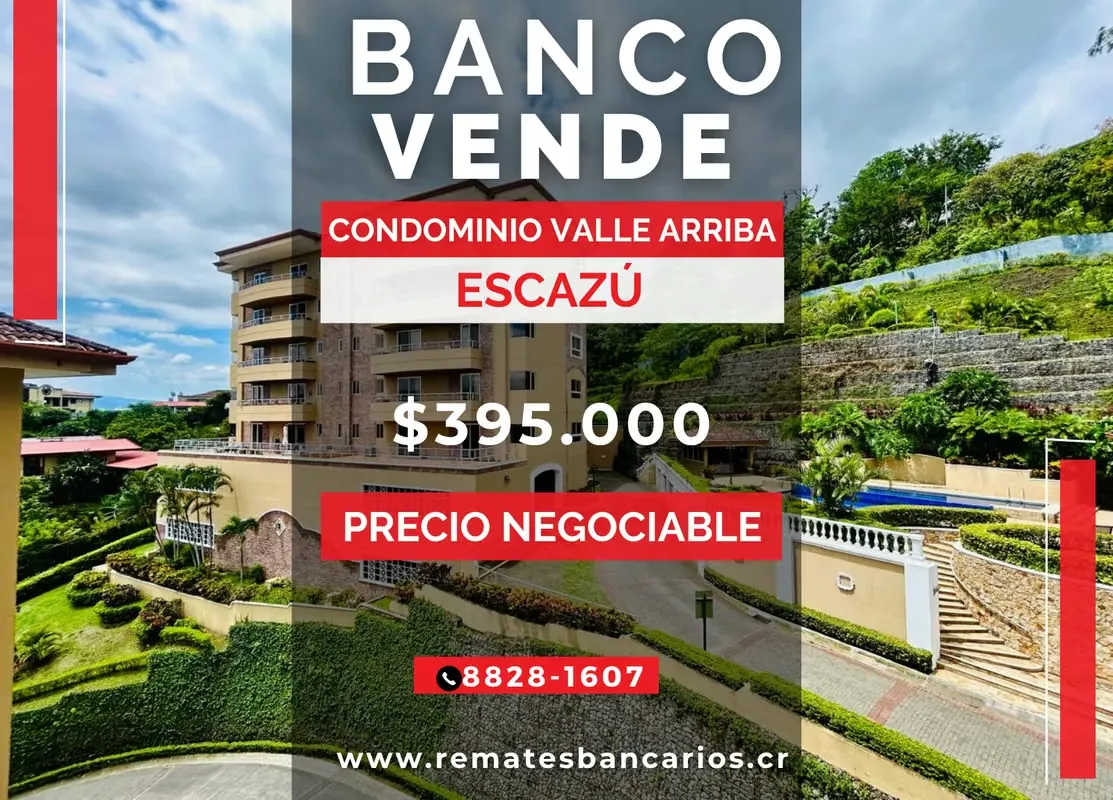 Apartment for sale, Valle Arriba Condominium, Escazú, Auction